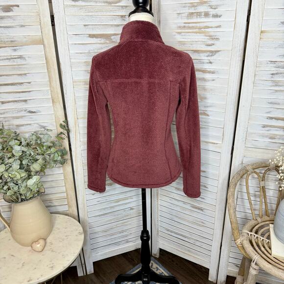 PATAGONIA Women's S Re-Tool Snap-T Fleece Pullover Jacket Polartec Rose Mauve - Picture 11 of 13